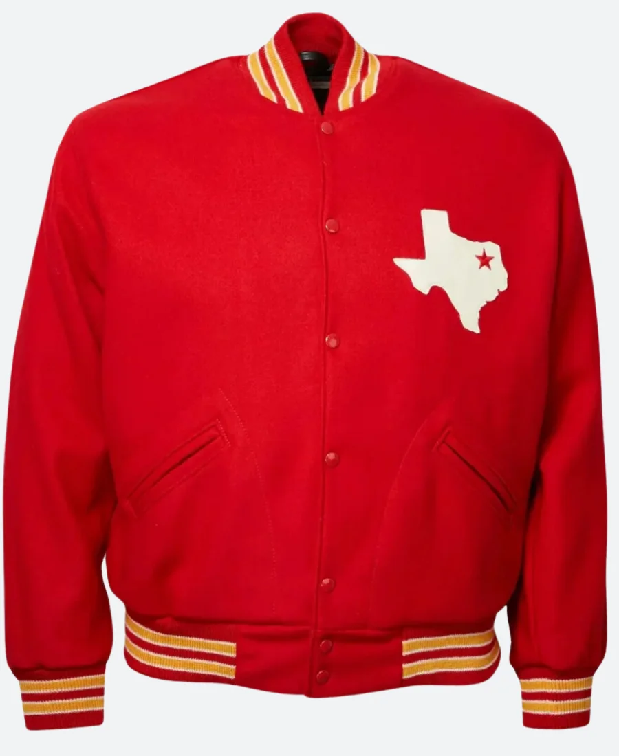 Dallas Texans Travis Kelce Varsity Jacket