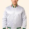 Danny Warhol Home Alone Pizza Boy Varsity Jacket Full Front Image