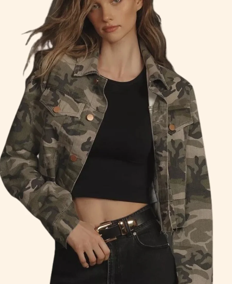 Days Of Our Lives Sophia Choi Camo Jacket Front Image
