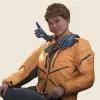 Death Stranding 2 Fragile Orange Jacket Front