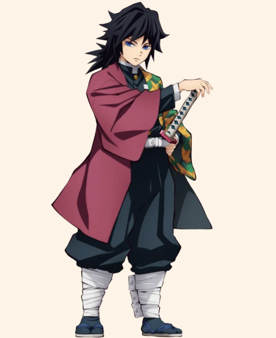 Demon Slayer Giyu Tomioka Coat Charactor Image