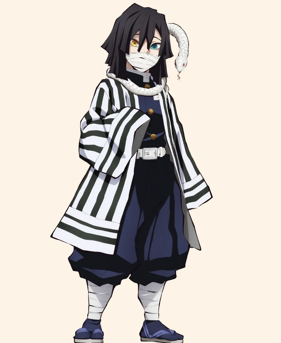 Demon Slayer Obanai Iguro Coat Charactor Image