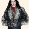 Dexter Resurrection Krysten Ritter Leather Jacket Closure Image