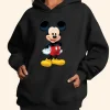 Disney Trip 2025 Mickey Mouse Hoodie Black Front Image