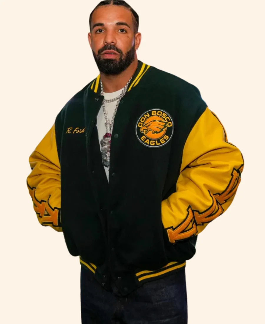 Drake Don Bosco Eagles Varsity Jacket Close Image