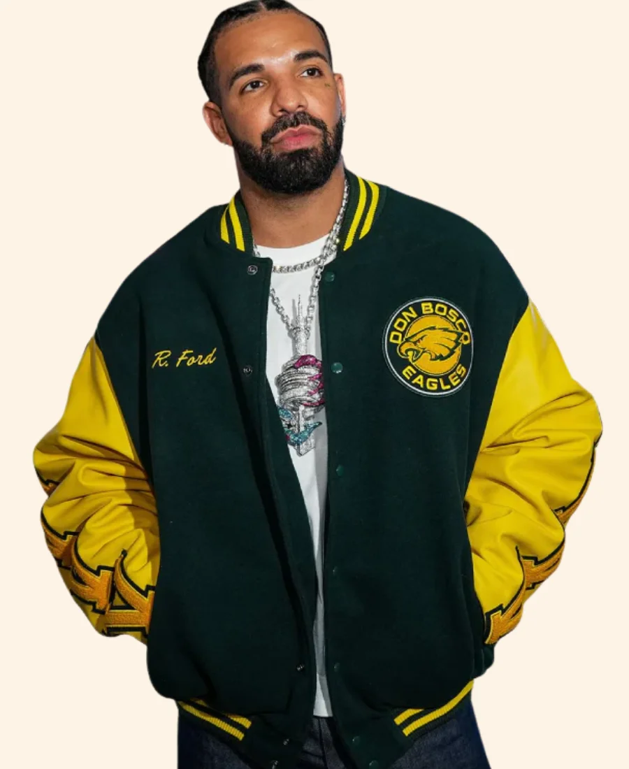 Drake Don Bosco Eagles Varsity Jacket Full Image