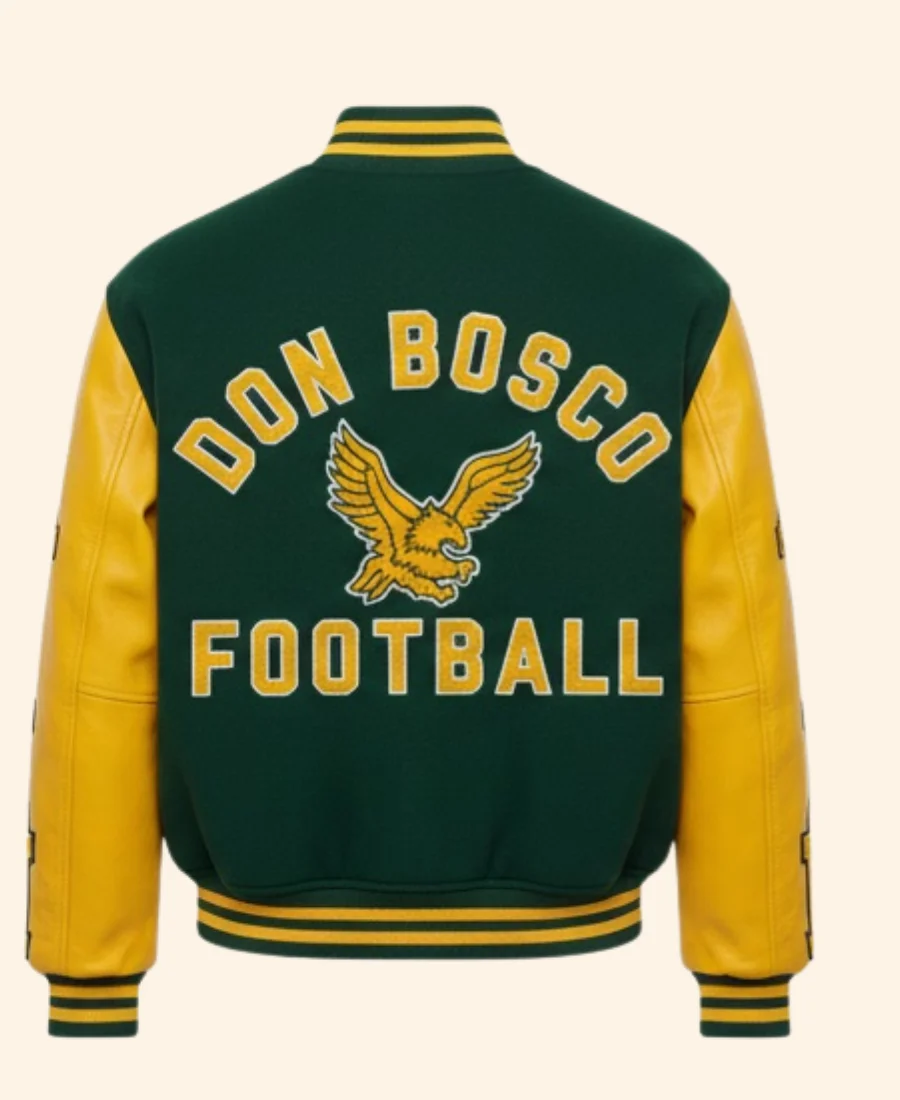Drake Don Bosco Eagles Varsity Jacket Style 02 Back Image