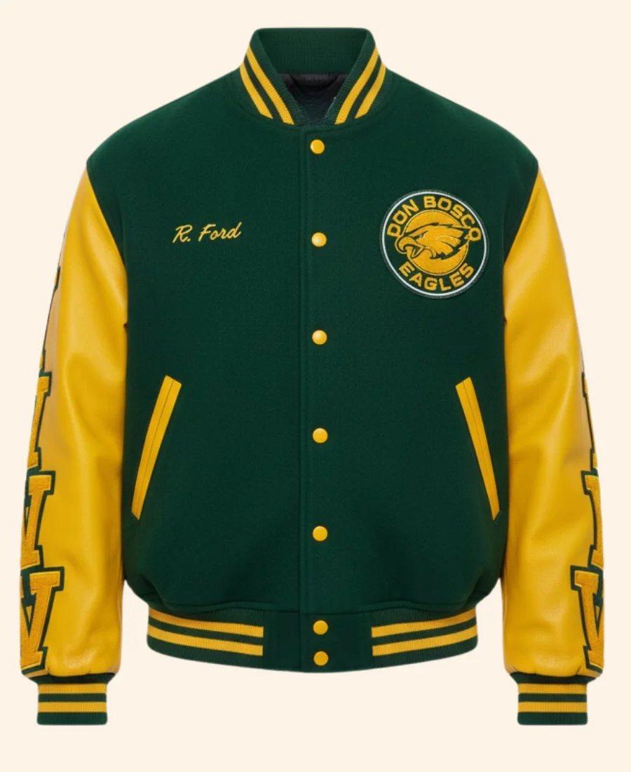 Drake Don Bosco Eagles Varsity Jacket Style 02 Front Image