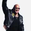 Dwayne Johnson NASCAR Daytona 500 Leather Jacket Front Image