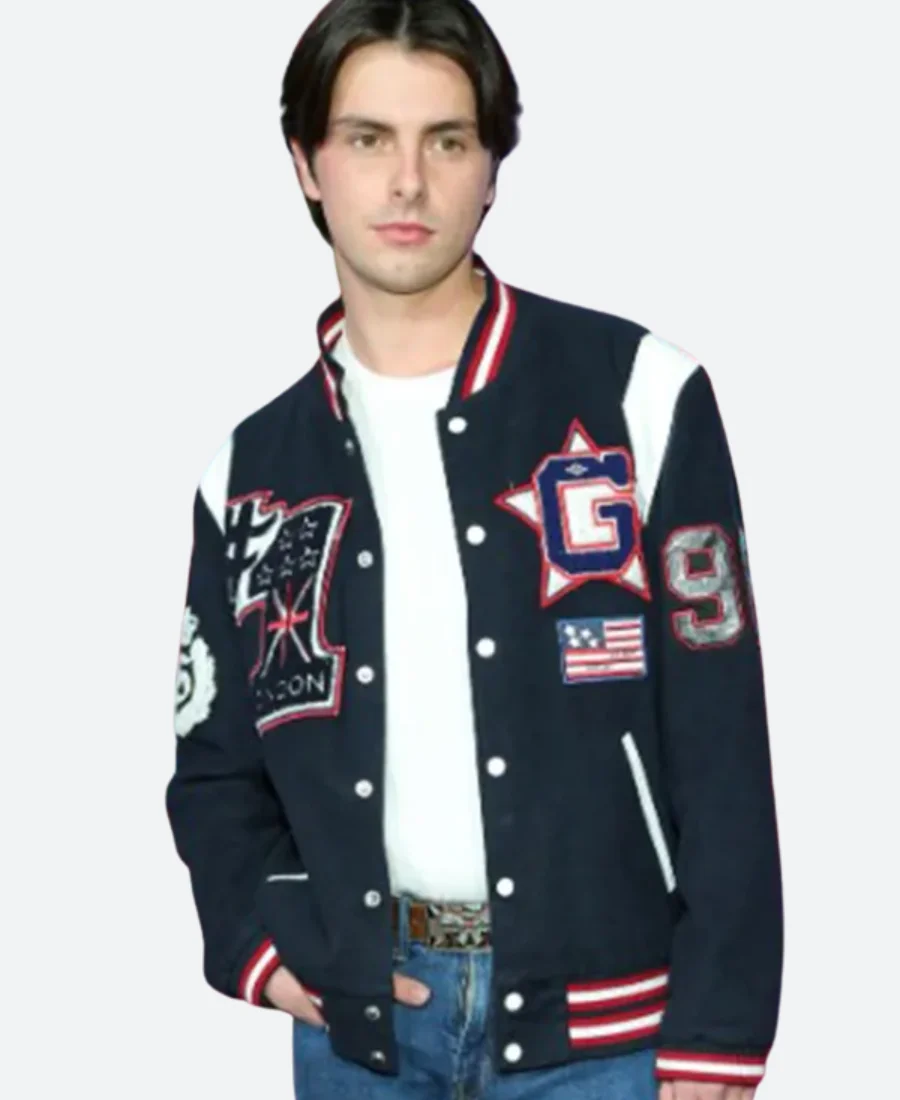Dylan Michael Douglas Letterman Varsity Jacket