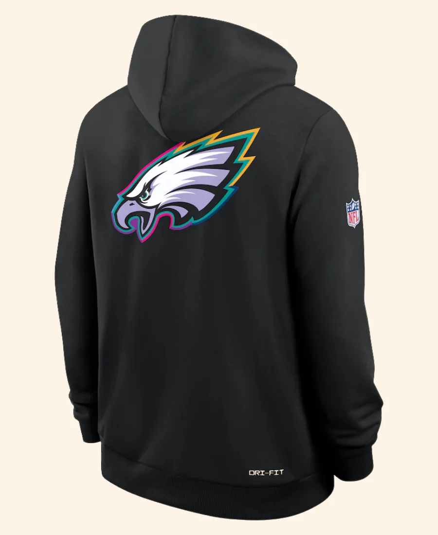 Eagles Crucial Catch Nick Sirianni Hoodie Back Image