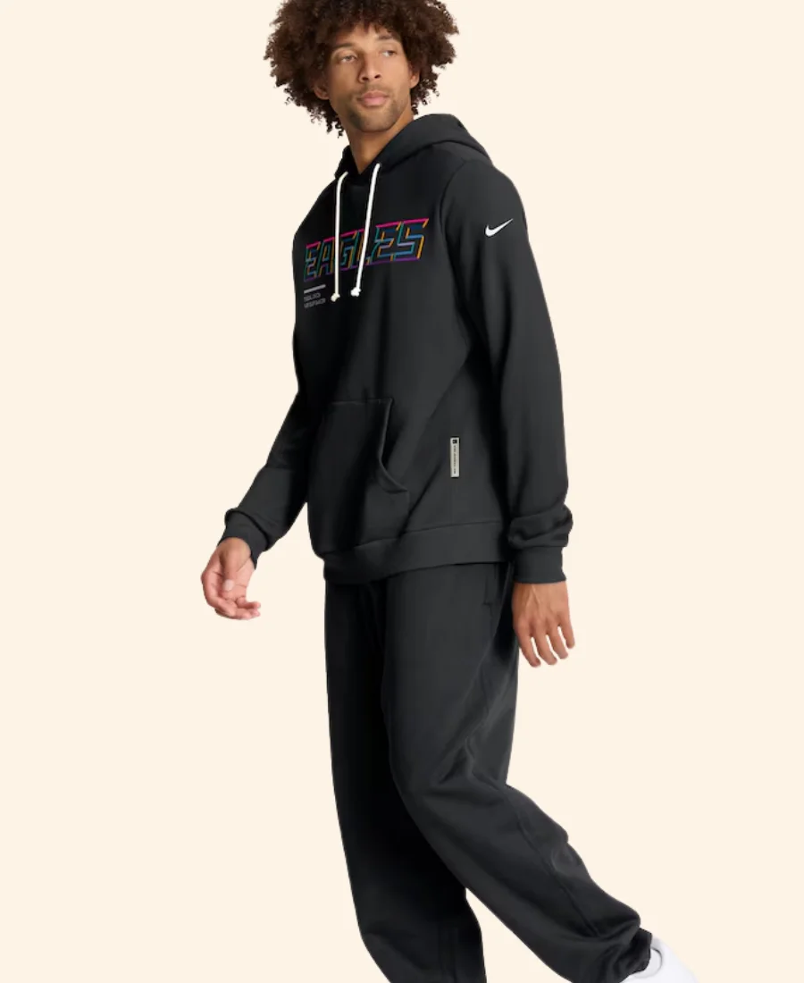 Eagles Crucial Catch Nick Sirianni Hoodie Sleeves Image