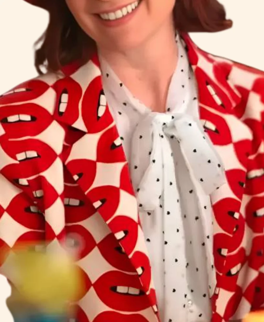 Elsbeth S03 Elsbeth Tascioni Lips Printed Blazer Actor Image