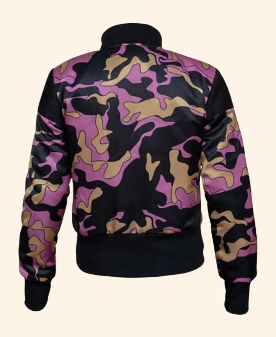 Emily In Paris S03 Emily Cooper Bomber Jacket back Image