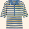 English Teacher S02 Gwen Stripped Cardigan Front