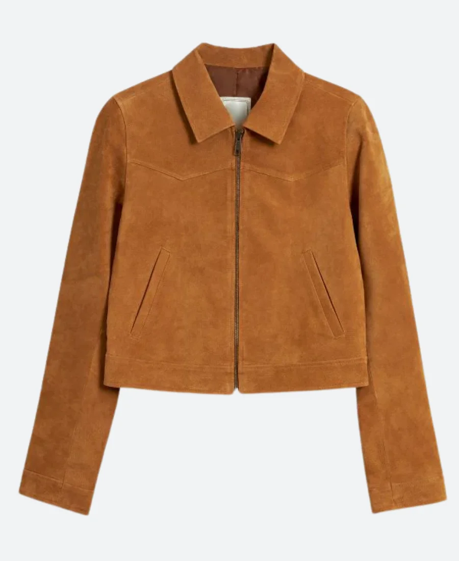 FBI Most Wanted S05 Nina Chase Brown Suede Leather jacket