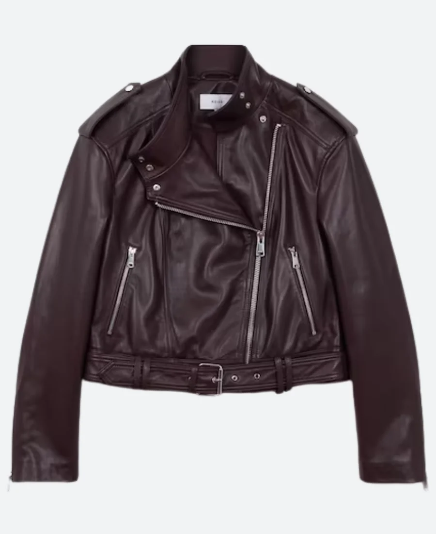 FBI Most Wanted S06 Hana Gibson Biker Leather Jacket
