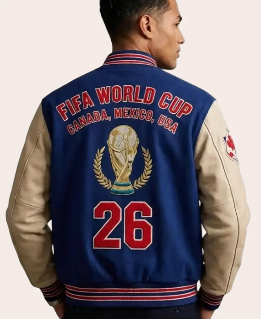 FIFA World Cup 2026 United 26 Varsity Jacket Back Image