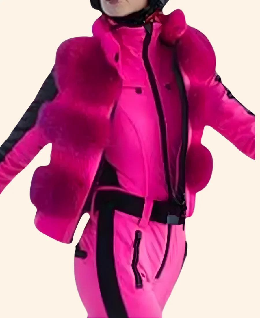 Falling For Christmas Sierra Belmont Fur Vest