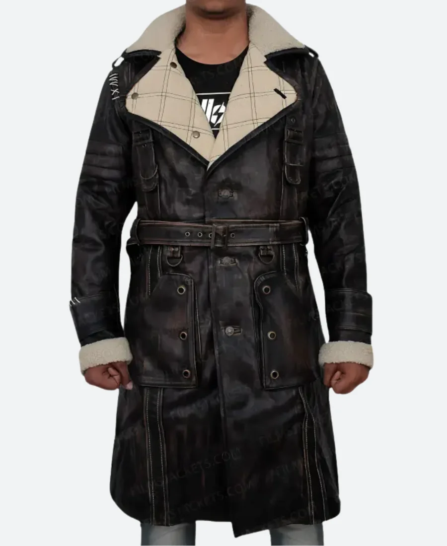 Fallout 4 Elder Maxson Leather Trench Coat