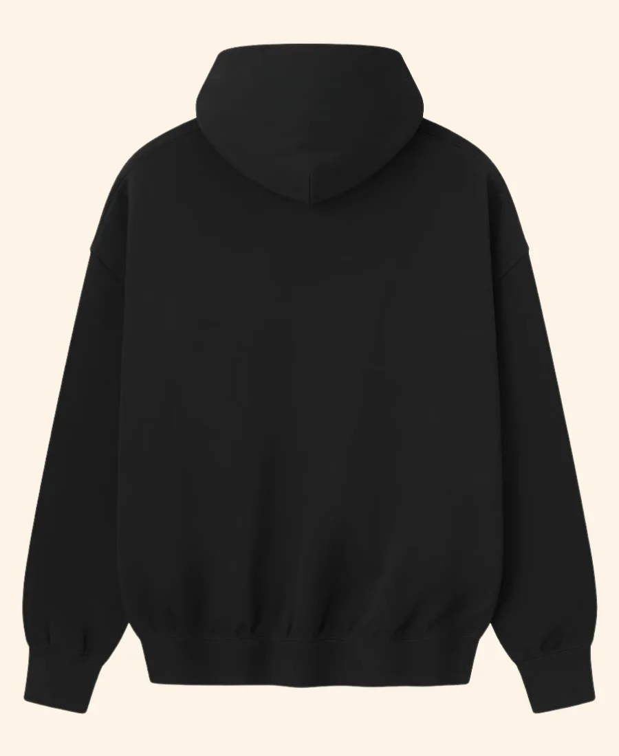 Fear Of God X Sport Hoodie Black Back Image