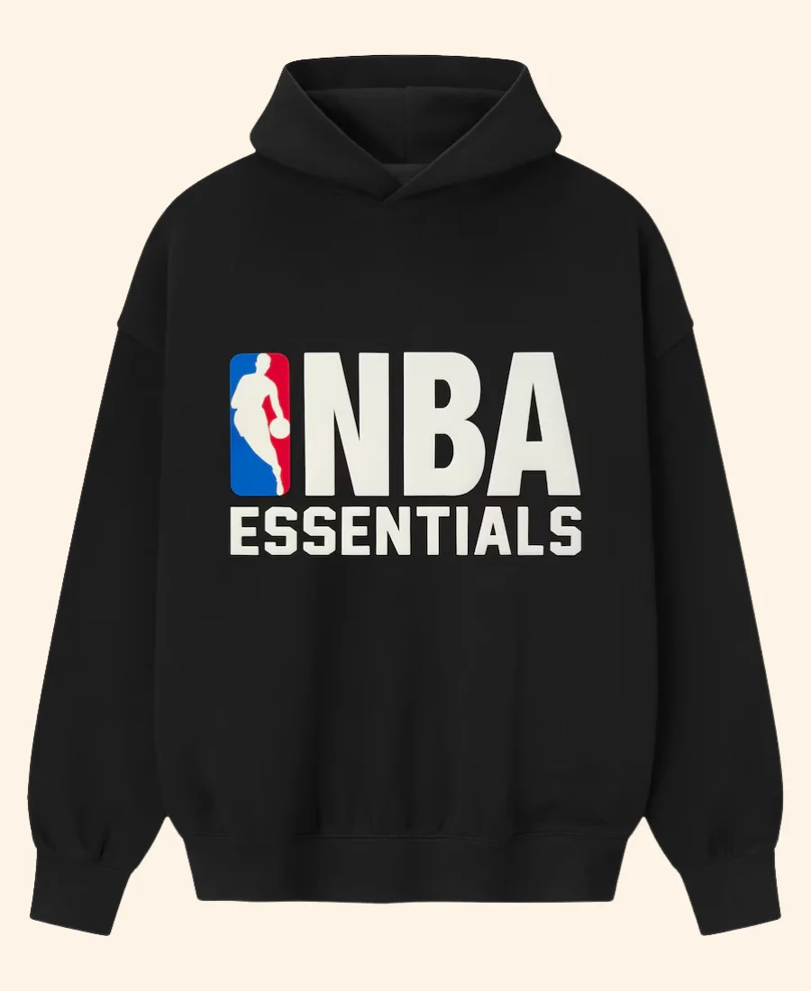 Fear Of God X Sport Hoodie Black Front Image