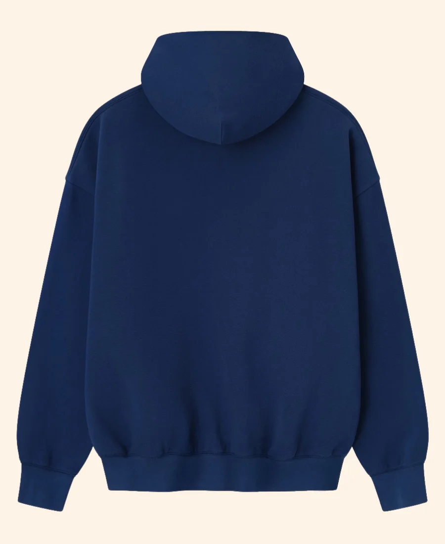 Fear Of God X Sport Hoodie Blue Back Image