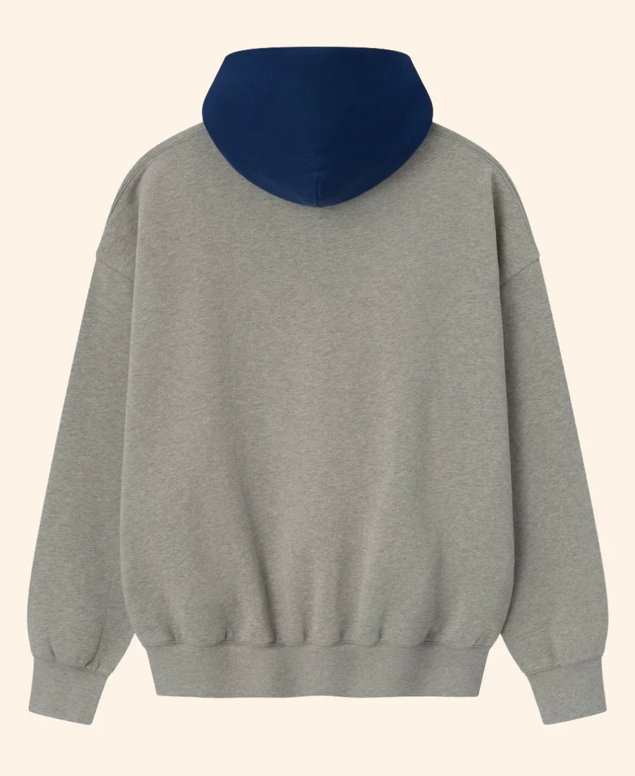 Fear Of God X Sport Hoodie Grey Back Image