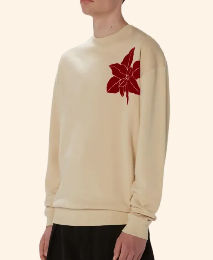 Film Club S01 Kamran Floral Sweatshirt Arms Side Image