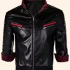 Final Fantasy VII Remake Leslie Kyle Leather Jacket Front Image