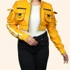 Final Fantasy XV Cindy Aurum Leather Jacket Front Image