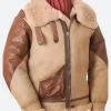 Flying B3 1937 Shearling Leather Jacket Front Image