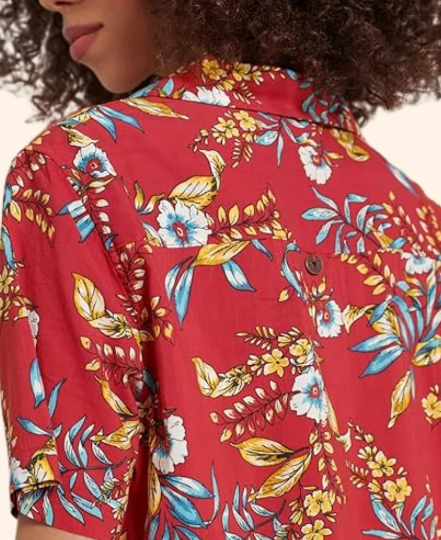 Frauds S01 Bert Floral Shirt back Zoom Image