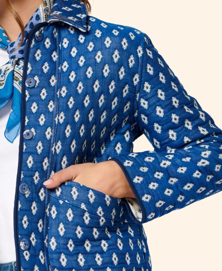 French Lover Marion Printed Jacket Front Zoom Image