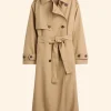 Gap × Sandy Liang Bow Back Trench Coat Front Image