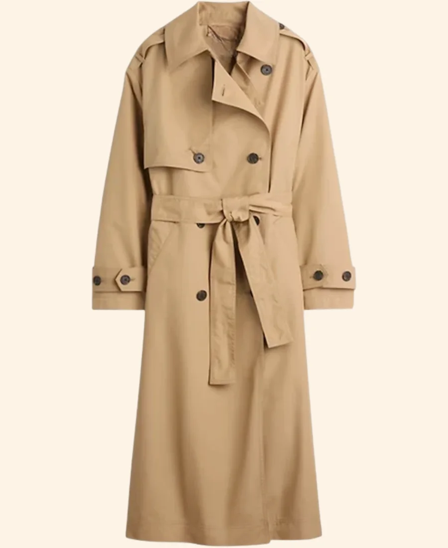 Gap × Sandy Liang Bow Back Trench Coat Front Image