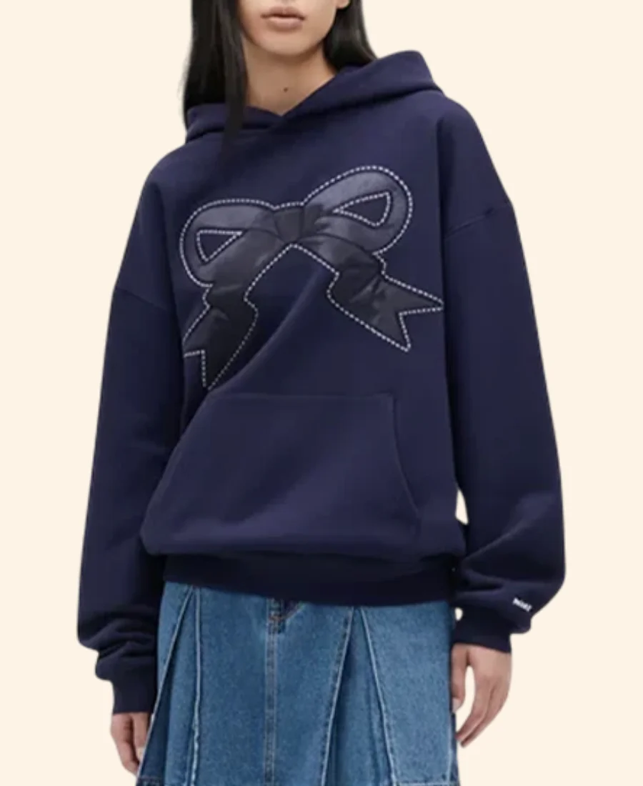 Gap × Sandy Liang Bow Hoodie Closure Image