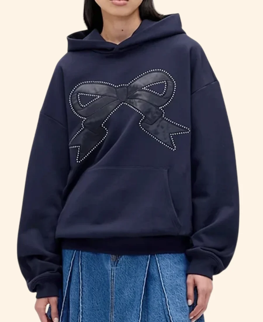 Gap × Sandy Liang Bow Hoodie Front