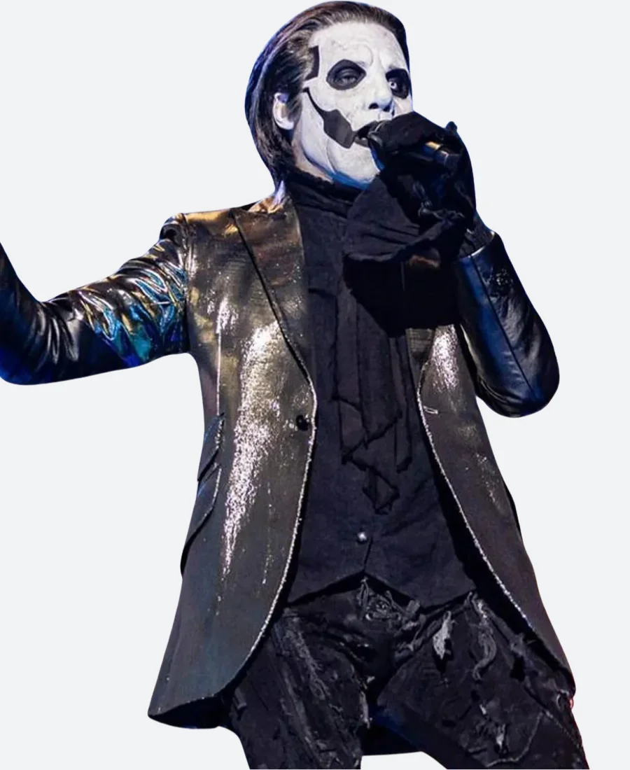 Ghost Rite Here Rite Now Tobias Forge Leather Blazer