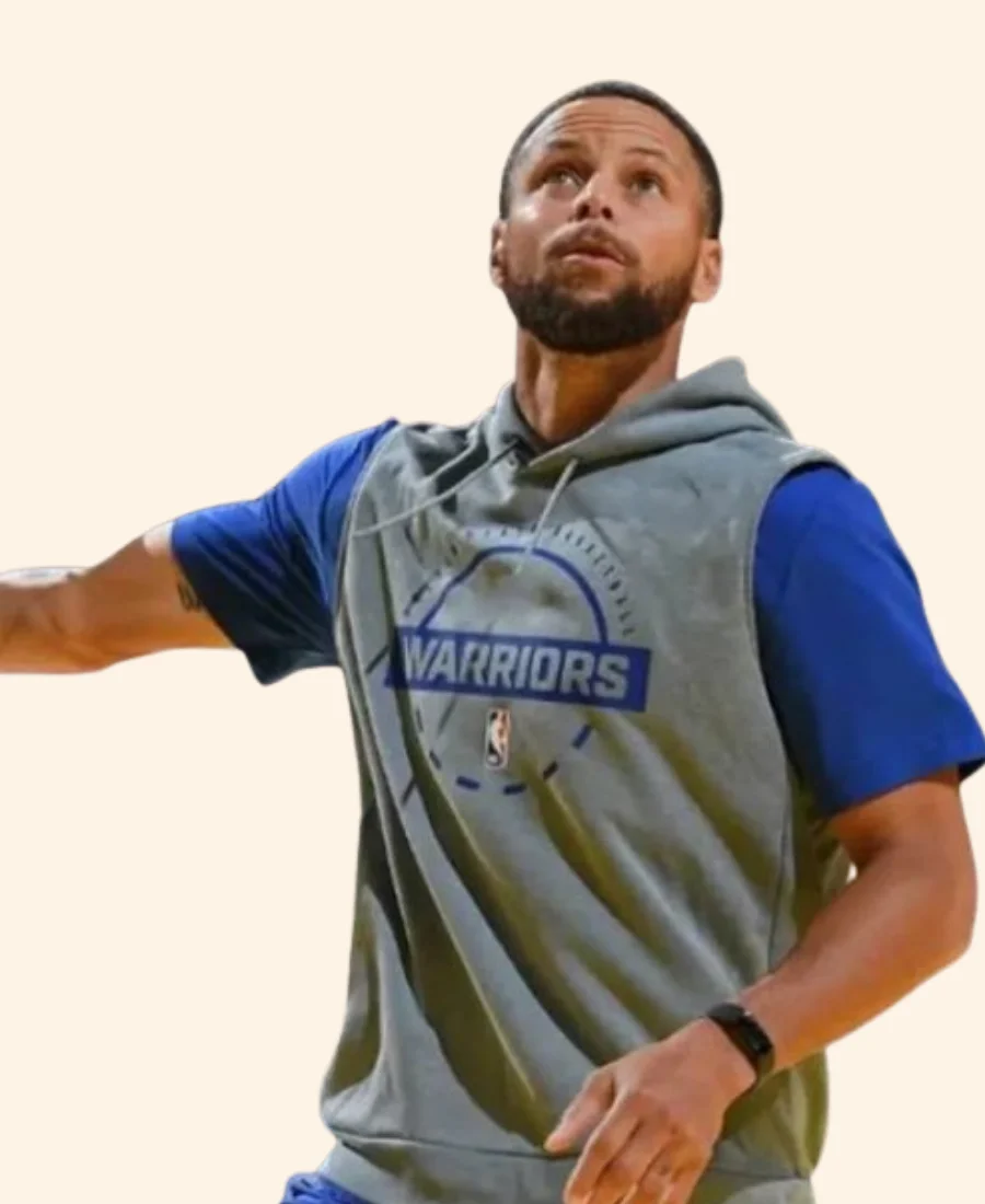 Golden State Warriors Stephen Curry 2025 Hooded Vest Zoom Image