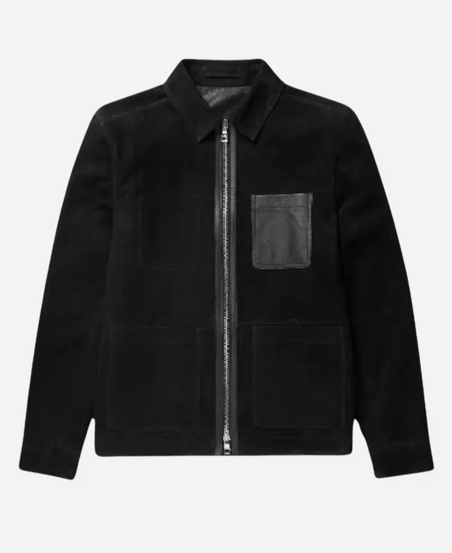 Good Morning America Tyler Perry Suede Leather Jacket