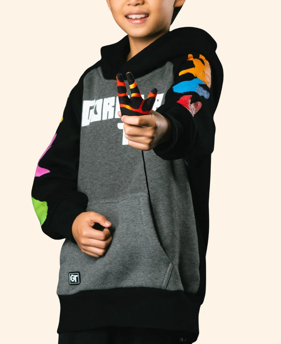 Gorilla Tag Hoodie Closure Image