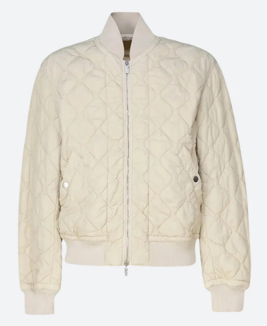 Grand Prix F1 2025 Brad Pitt Quilted Jacket
