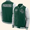 Green Bay Packers Elements Elite Jacket Front And Back Image