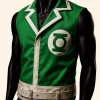 Green Lantern Corps Leather Vest Green Front Image