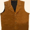 Gunsmoke Matt Dillon Suede Leather Vest Front Image