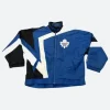 Hailey Bieber Toronto Maple Leafs Jacket Front Image