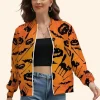 Halloween Eve Pumpkin Jacket Front Image