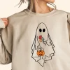 Halloween Ghost Sweatshirt Front Image