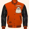 Halloween Ghostface X Labubu Varsity Jacket Front Image